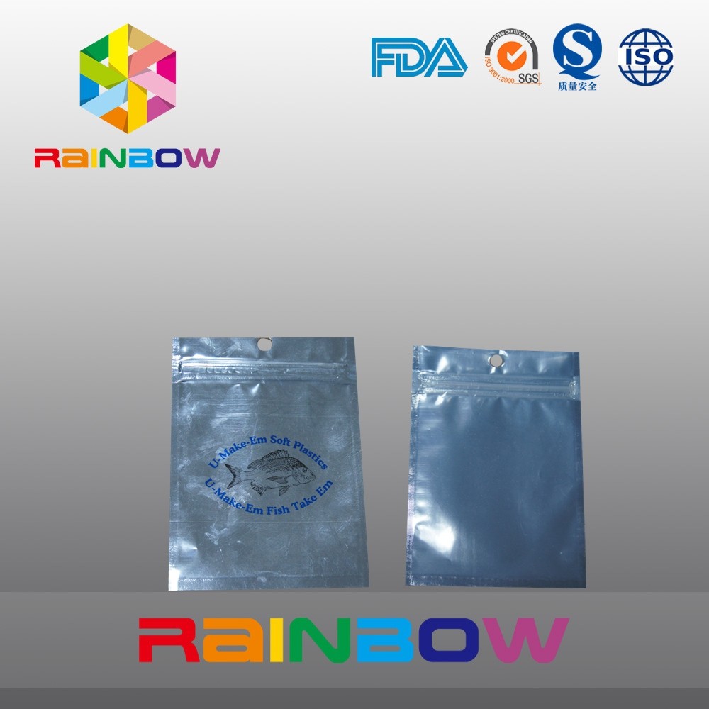 Передний прозрачный задний мешок еды любимчика фольги с застежкой -молнией, мешком удя приманки