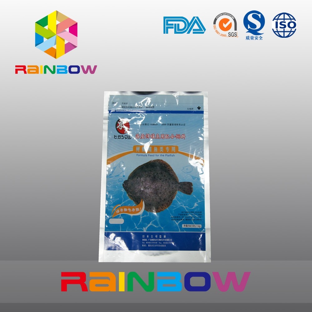 Мешок еды любимчика алюминиевой фольги 1kg стоя вверх с приманкой застежки -молнии удя кладет в мешки