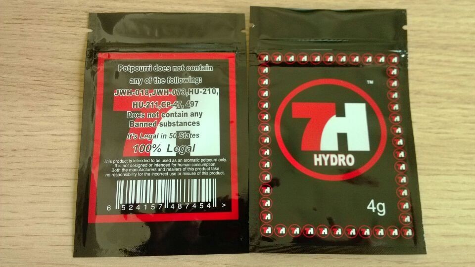 Справедливые законные пластичные мешки упаковывая для 7H Kush/мешка гидро травяного ладана упаковывая