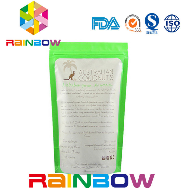 Подгонянный Ziplock мешка заедк упаковывая для упаковывать семян стоит вверх нижний Gusset