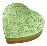 ecorative рециркулированная роскошью коробка подарка бумажная, зеленая бумажная коробка для шоколада