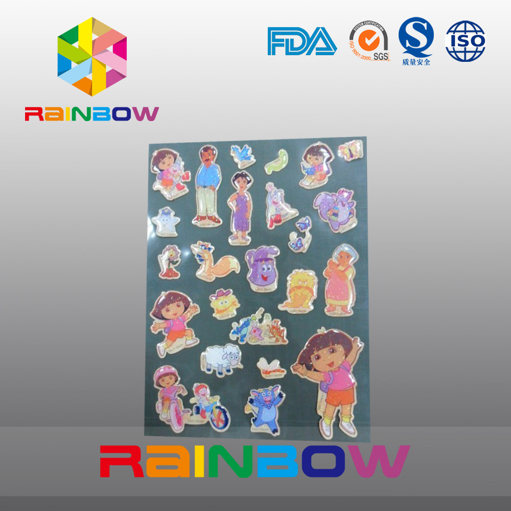 Цветастая яркая скачками хозяйственная Recyclable изготовленная на заказ бумага обозначает бутылку/полиэтиленовый пакет