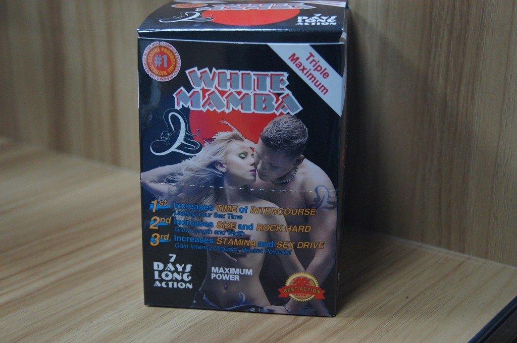 Коробки бумажной коробки дисплея пилюлек повышения секса и пантеры карточек черной