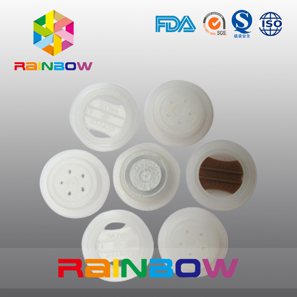 Подгонянные пластичные мешки упаковывая клапан дегазирования для упаковки мешка кофе