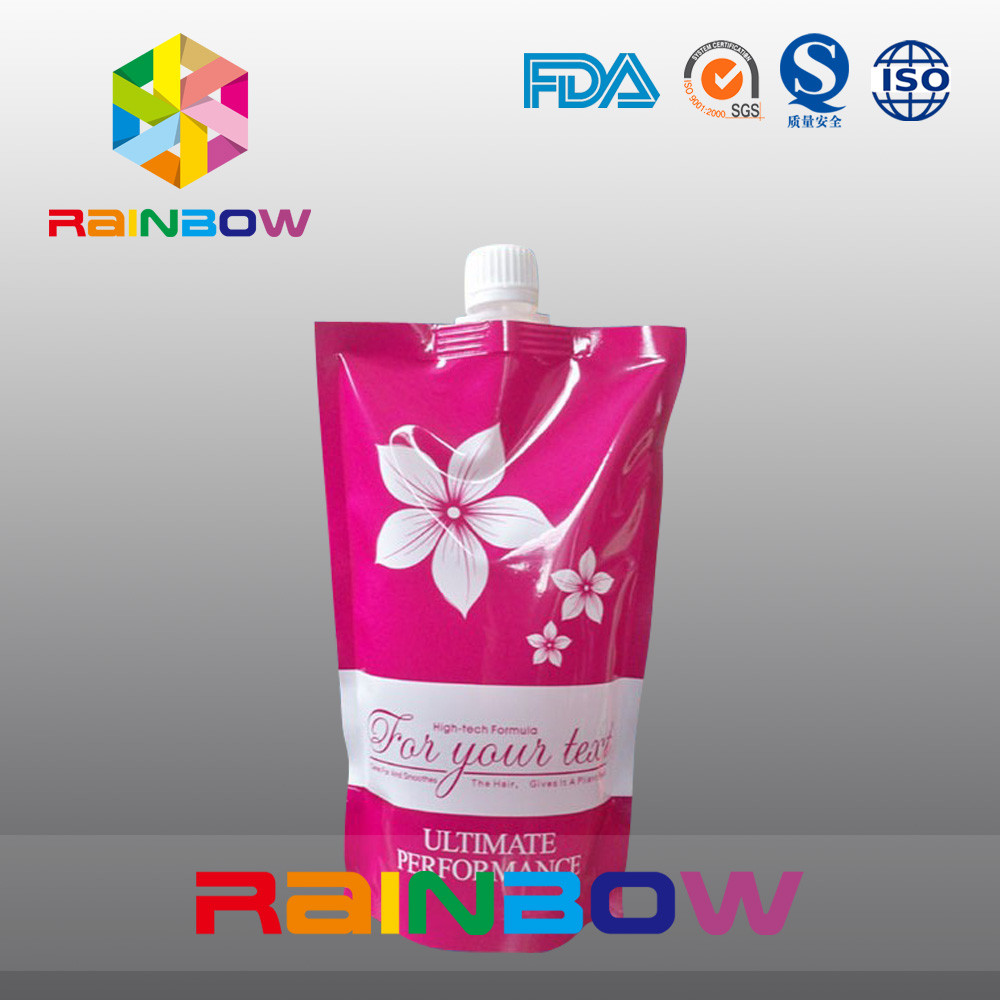 Красный стоьте вверх мешок Spout упаковывая с верхним Spout, жидкостными мешками Spout