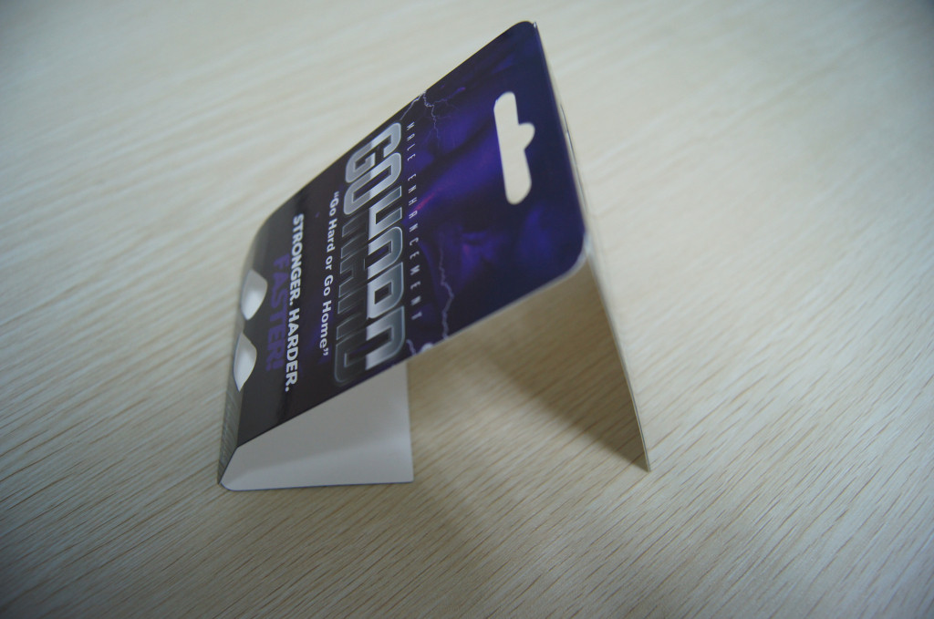 Fashional завертывает штемпелевать в бумагу карточку волдыря упаковывая для пилюлек секса/Caspsule