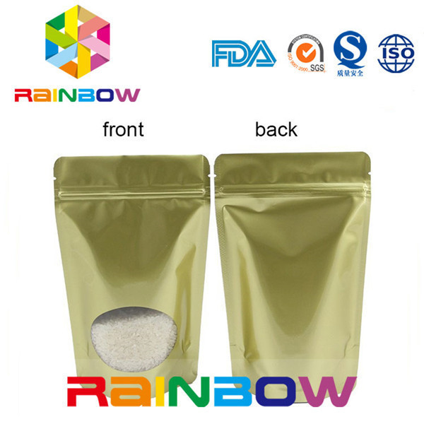 Мешки замка застежка-молнии Mylar черноты лоска фольги моря жары Resealable мешка фольги упаковывая