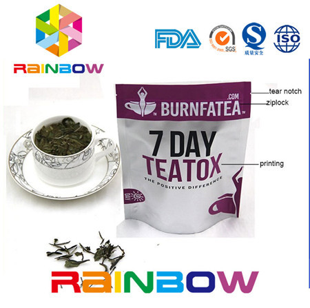 Мешок алюминиевой фольги мешка бортового Gusseted чая бумаги Kraft пакета Doy упаковывая пластичный Ziplock