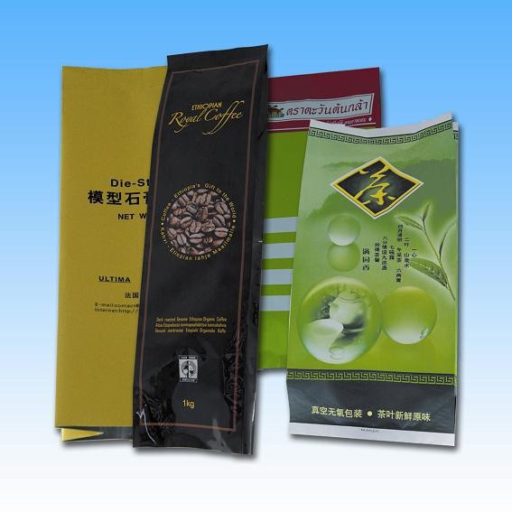 Уплотнение упаковывая, мешок квада Gusset алюминиевой фольги бортовое Pacakging кофе/чая