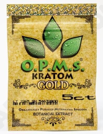 выдержка kratom золота 5ct OPMS ziplock capsules упаковывая бортовой мешок мешки/3 ziplock уплотнения