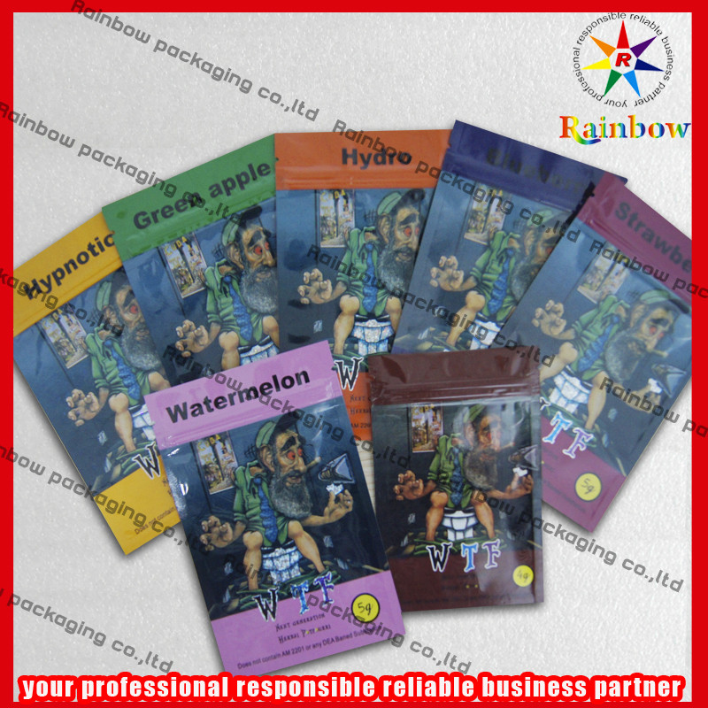 Мешки ладана яркого печатания травяные, мешок алюминиевой фольги