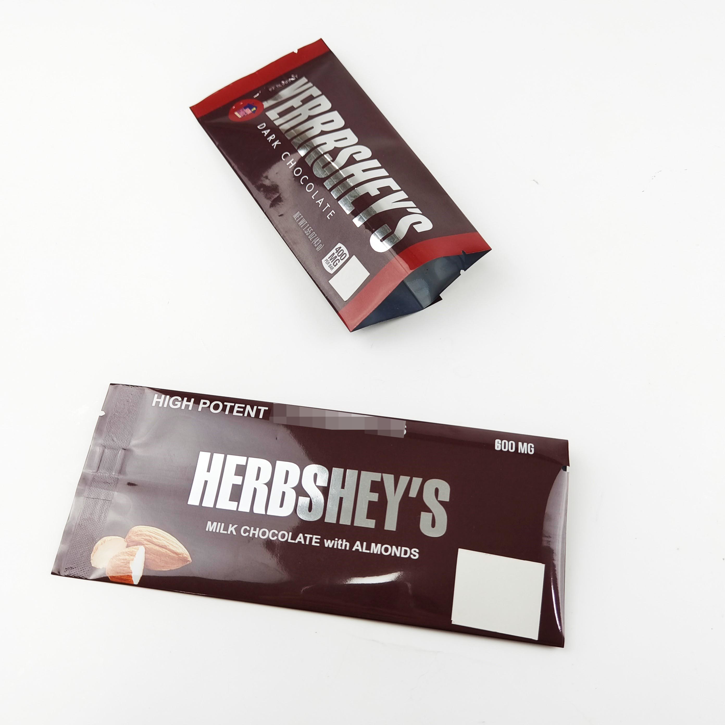 саше упаковки шоколада сумки фольги логотипа мешка шоколада 600mg упаковывая изготовленные на заказ