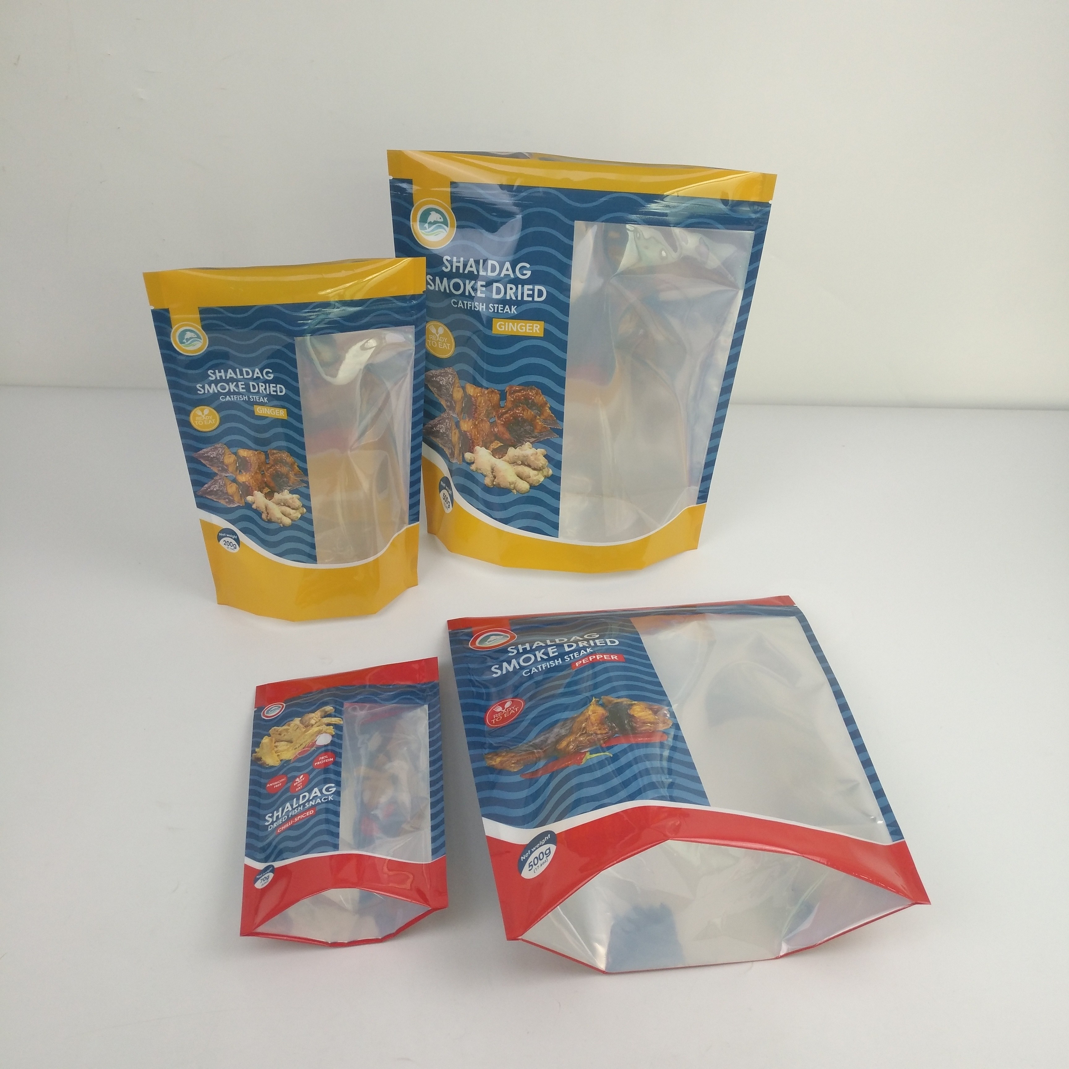 Закуска сумок лоснистого доказательства запаха упаковывая высушила стойку Ziplock Mylar еды вверх по сумкам