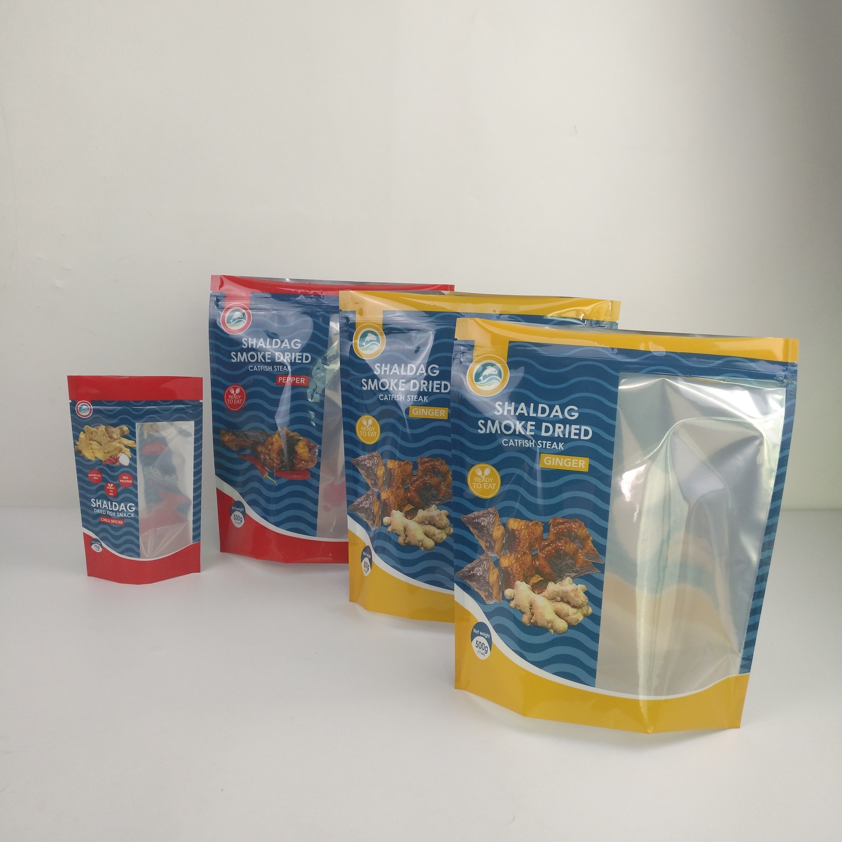 Стойте вверх фольга Ziplock хранение еды Mylar кладет влагостойкое доказательство в мешки запаха для закуски