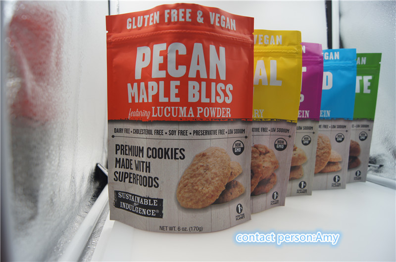 печенье шоколада 2017 новых дизайнов выдвиженческое упаковывая мешок сыра баг/10оз с молнией