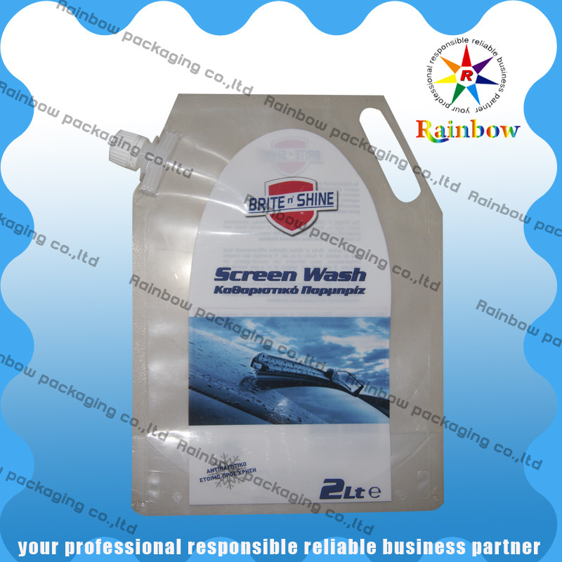 Ясный мешок Spout любимчика упаковывая с отверстием вида для лимонадов