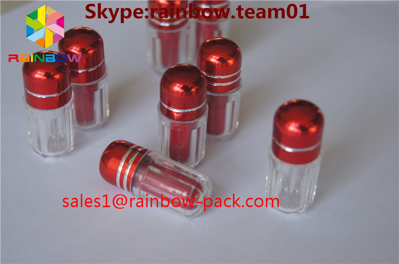 пластиковый член контейнеров капсул бутылок таблетки для продажи сформировал контейнеры капсулы бутылки голубые шестиугольные и восьмиугольную форму