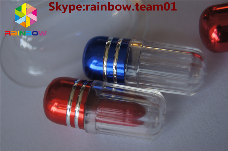 Пластиковый контейнер капсулы секс- таблетки бутылка с металлической капсулы капсулы формы контейнер оптом бутылки таблеток таблеток капсулы