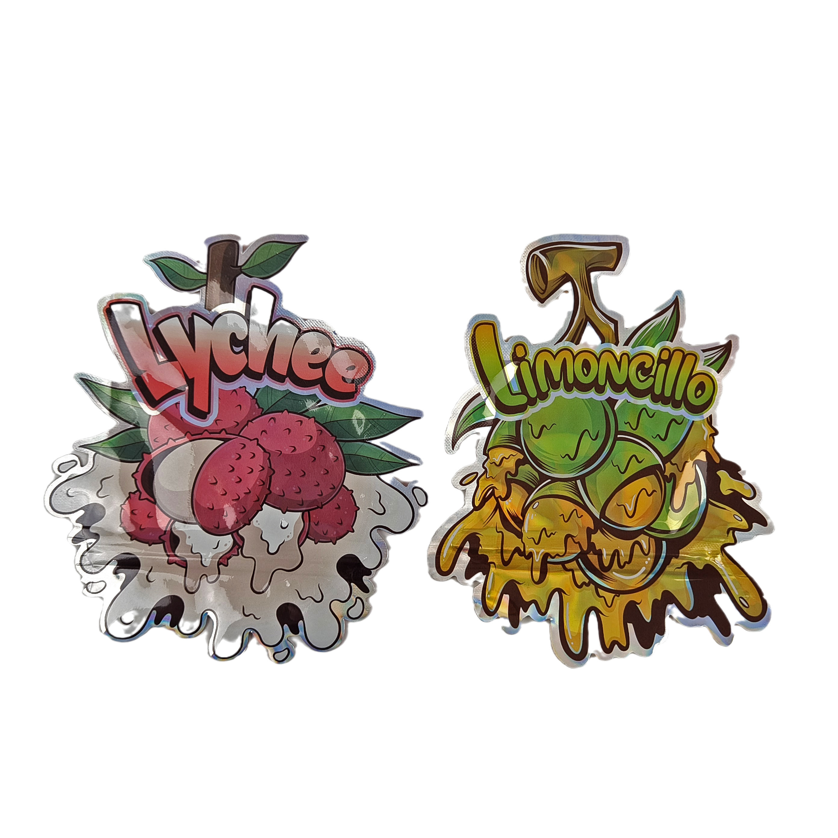 форма печенья конфеты 3.5г 7г нерегулярная изготовленная на заказ особенная упаковывая запах Мылар доказательства умирает сумки отрезка