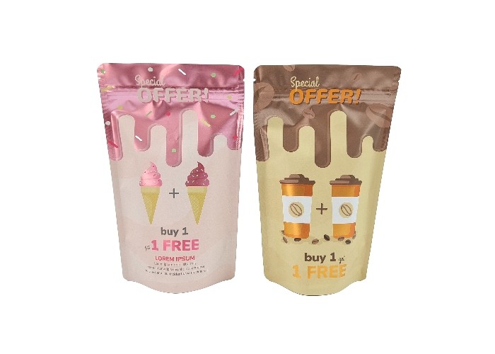 Штейновая металлическая стойка вверх по чая еды сумки сумкам Mylar алюминиевой фольги изготовленного на заказ упаковывая