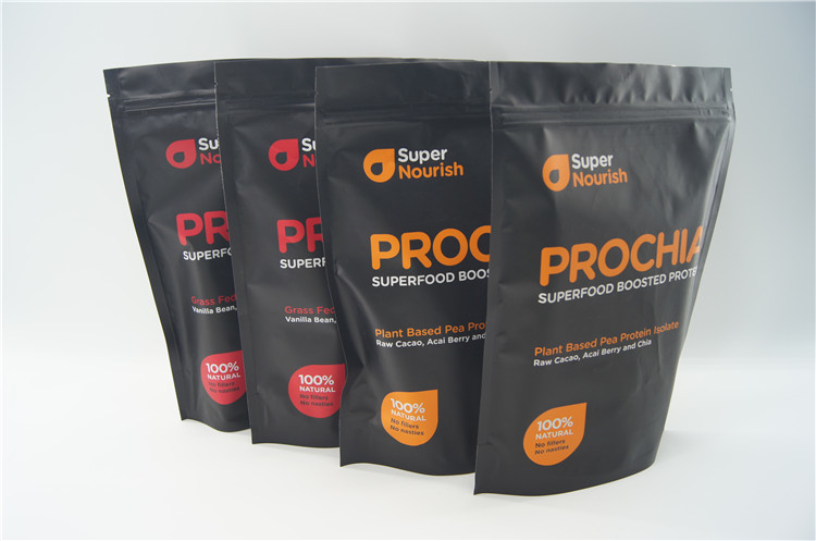 Качество еды стоит вверх мешок с молнией для упаковки порошка встряхивания