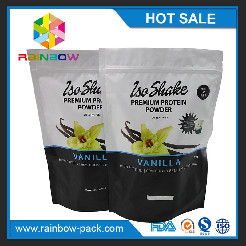 таможня напечатала зиплок качества еды выровнянный фольгой мешки 1 порошка энергии сумки порошка протеина кг упаковывая