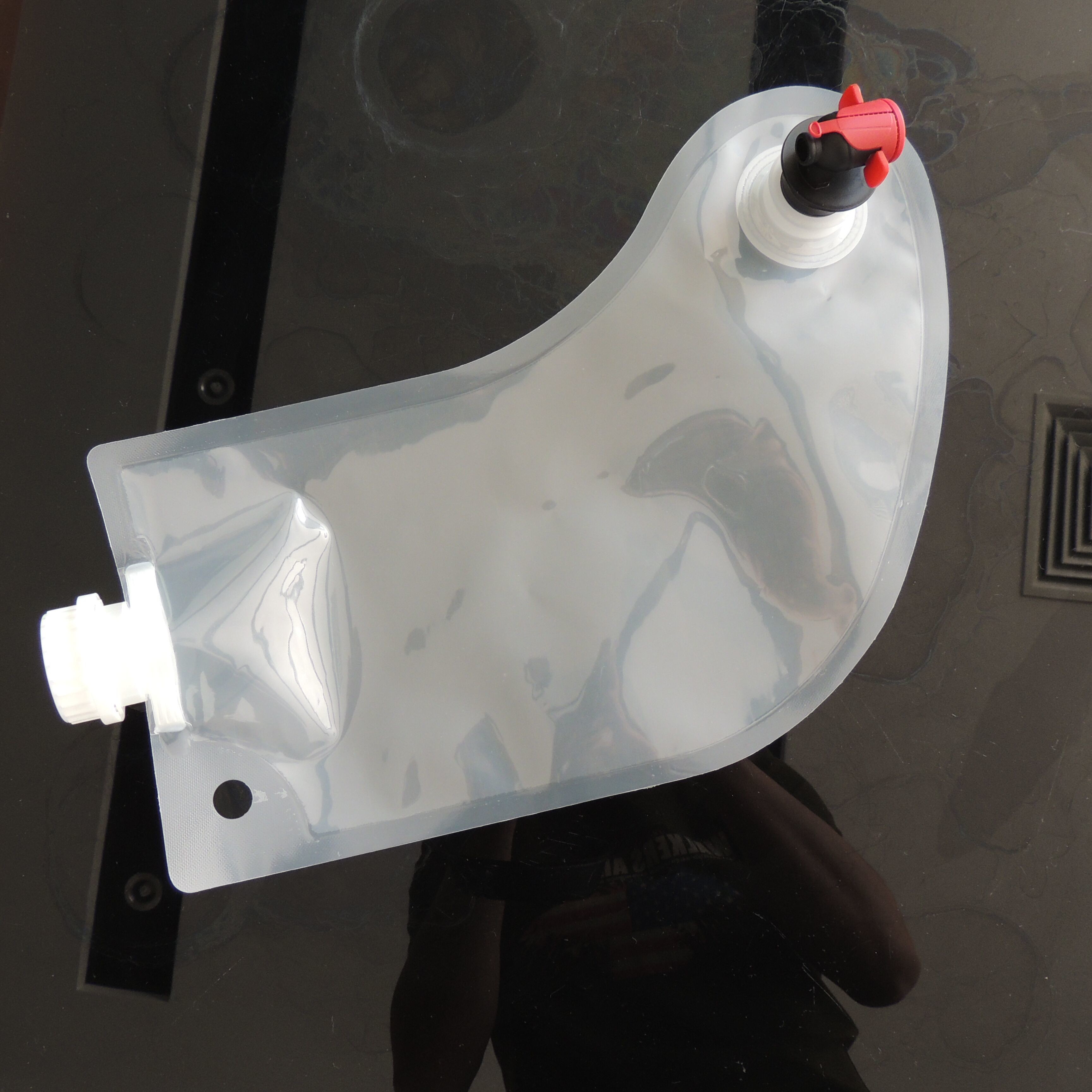 Горячий мешок вина рождества стокингс1Л продажи/вина напитка/плода прозрачный