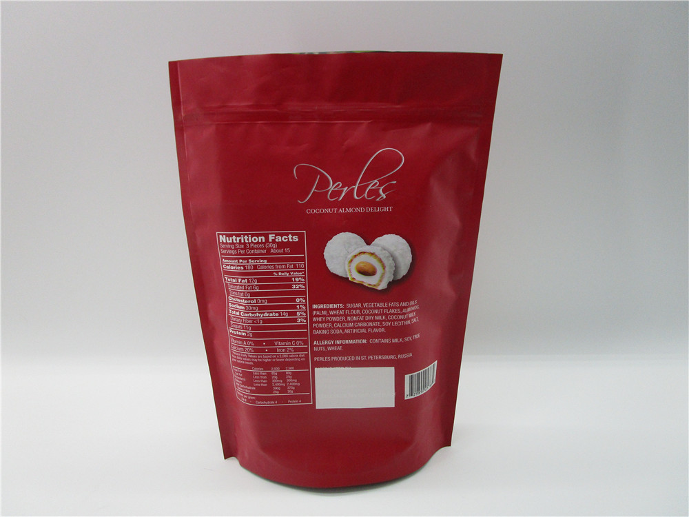 Верхний сегмент стоит вверх мешок алюминиевой фольги качества еды печатания Гравуре сумки пакета