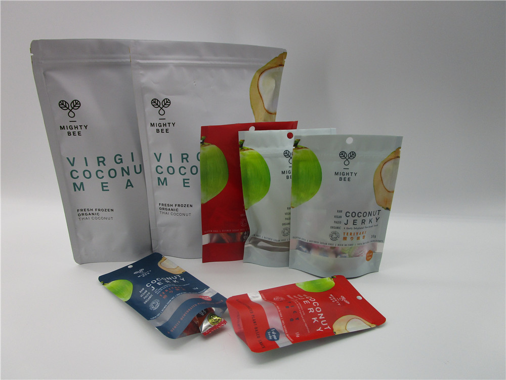 Изготовленный на заказ мешок фольги поверхности печатания упаковывая для грецкого ореха/закуски/шутихи/печенья