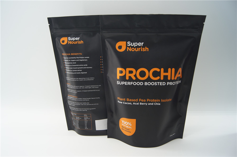 бумажный мешок Брауна Крафт сумки упаковки еды молнии ОЭМ 600г 1кг с окном/молнией