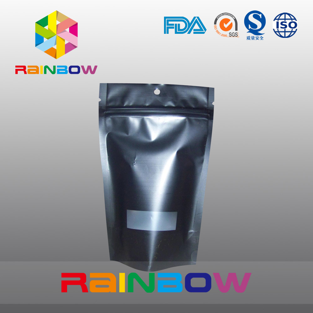 Многоразовая штейновая черная печать Гравуре сумки кофе Дойпак Зиплок влагостойкая