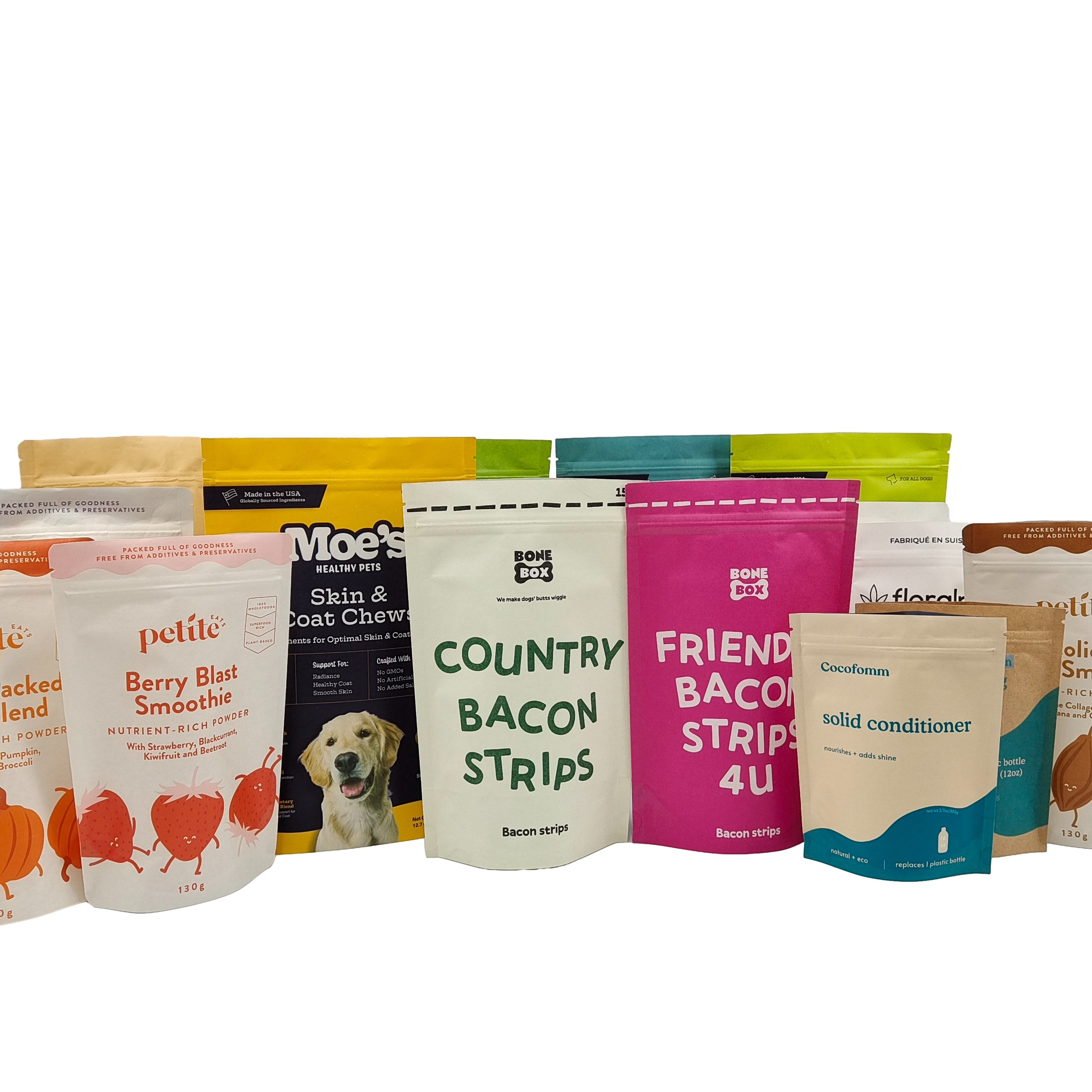 Оптовая продажа на заказ Биоразлагаемая высококачественная kraft бумага перерабатываемая Doypack пищевой класс Ziplock пластиковый пакет