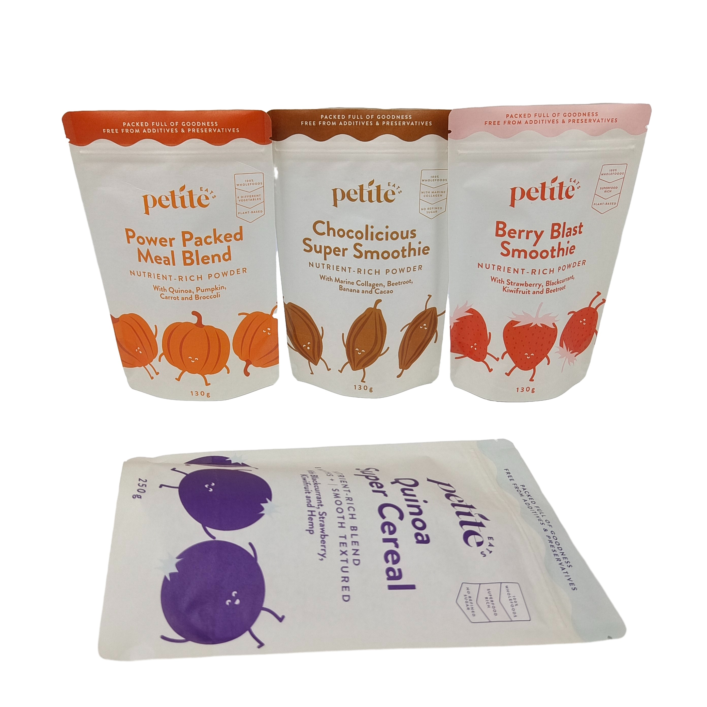 Биоразлагаемые стойкие пакеты с ципочком Custom Logo Printed Doypack для кофе и чая упаковка пищевые пакеты