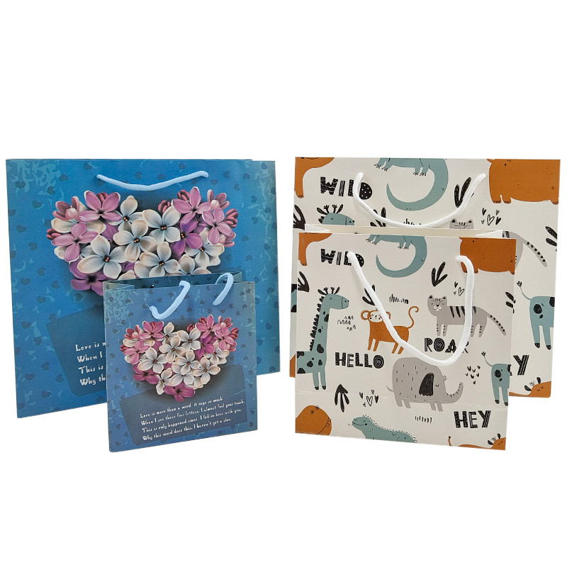 Настройка упаковки Бумажная Kraft сумка высокое качество биоразлагаемый торговый пакет ткань сумка