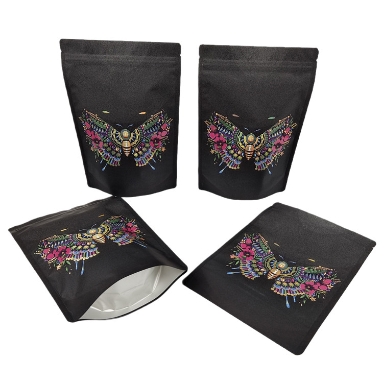 Горячая продажа на заказ Стоять на огне без запаха сумки с логотипом Цифровая печать Биоразлагаемые перезапускаемые сумки Майлар