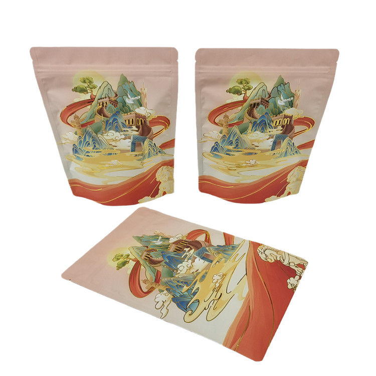 Самый продаваемый на заказ мягкий контактный пакет Майлар Стоять Алюминиевая фольга 3,5г Запахоустойчивый Белок Кофе Специи Мука Упаковка По