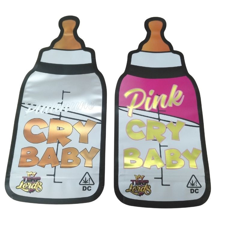 Напечатанный на заказ детский герметичный герметичный голографический мешок 3,5 г специальной формы