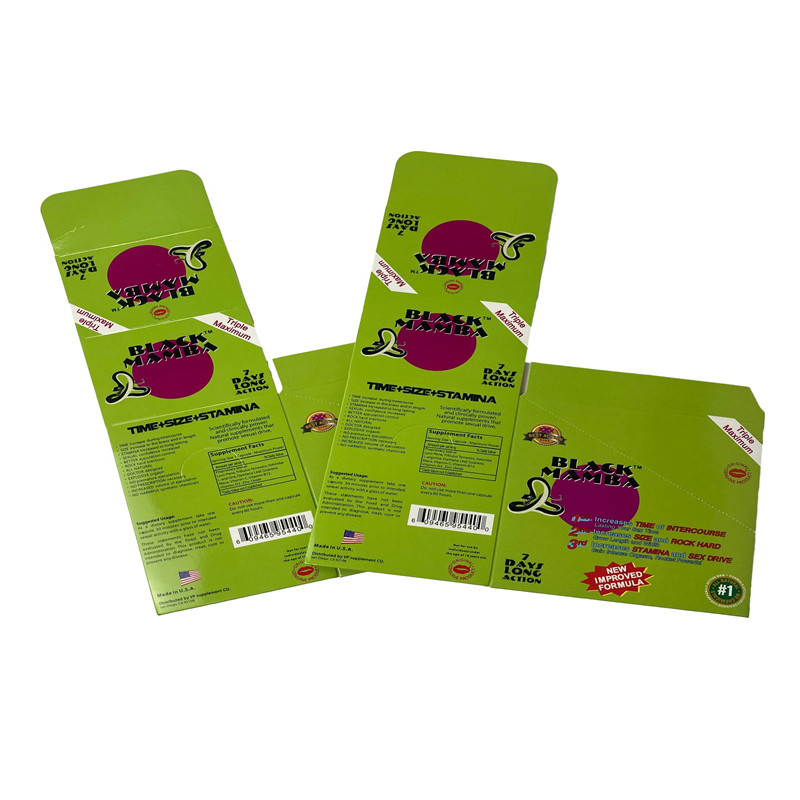 Black Mambar Секс- таблетки Опаковка Black Panther Пузырь карты Опаковка