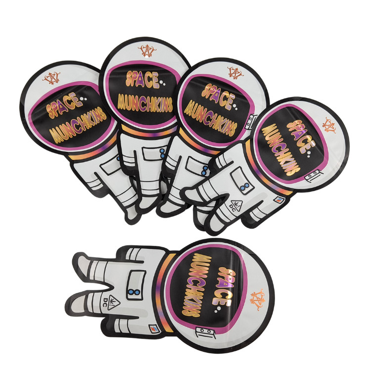 Напечатанный на заказ 3.5g 7g 14g Stand Up Pouch Gummy Edible Packaging Mylar Алюминиевая фольга Устойчивая к детям Zip Lock Bags