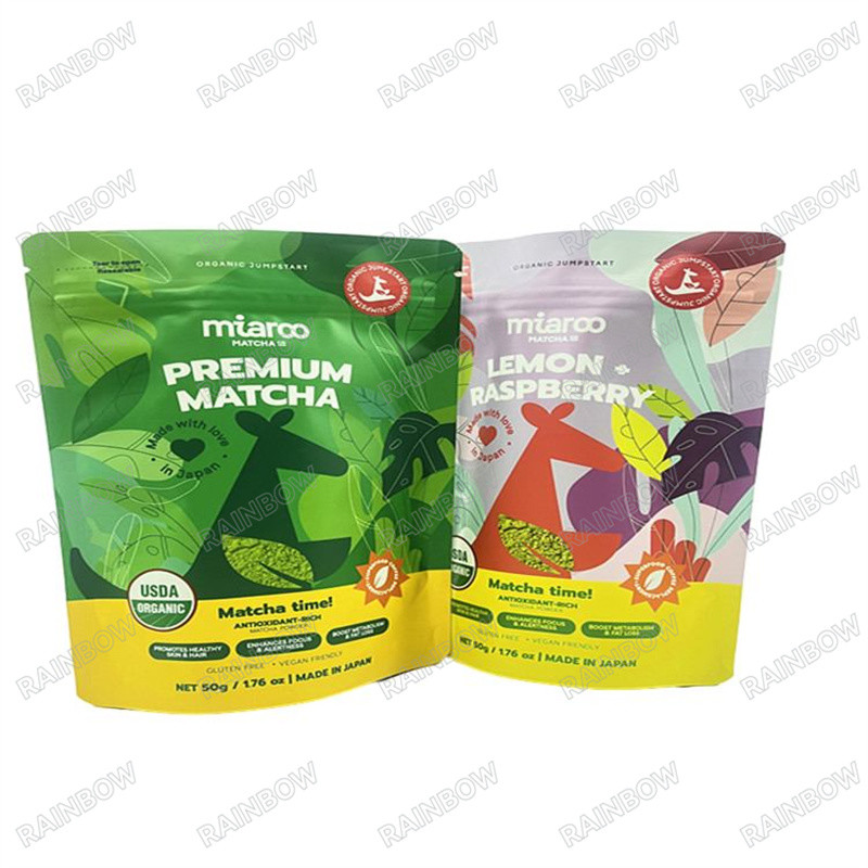 Заказ печать водонепроницаемая сумка Майлар цветная глянцевая биоразлагаемая пищевая сумка резелированный рюкзак