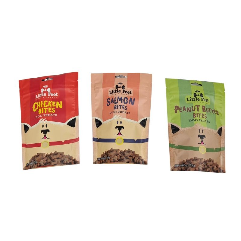 Напечатанные на заказ мешки с плоским дном с матовой поверхностью для упаковки продуктов питания