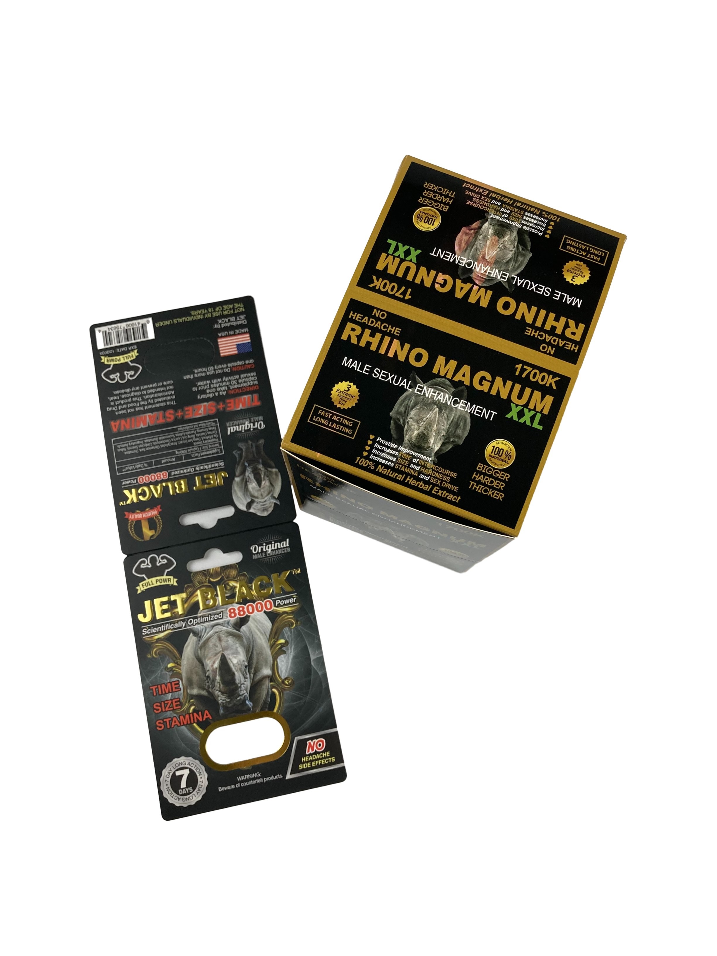 Оптовая продажа Таблетки напечатанные для носорогов Опаковка Бумажные коробки с бумажной карточкой