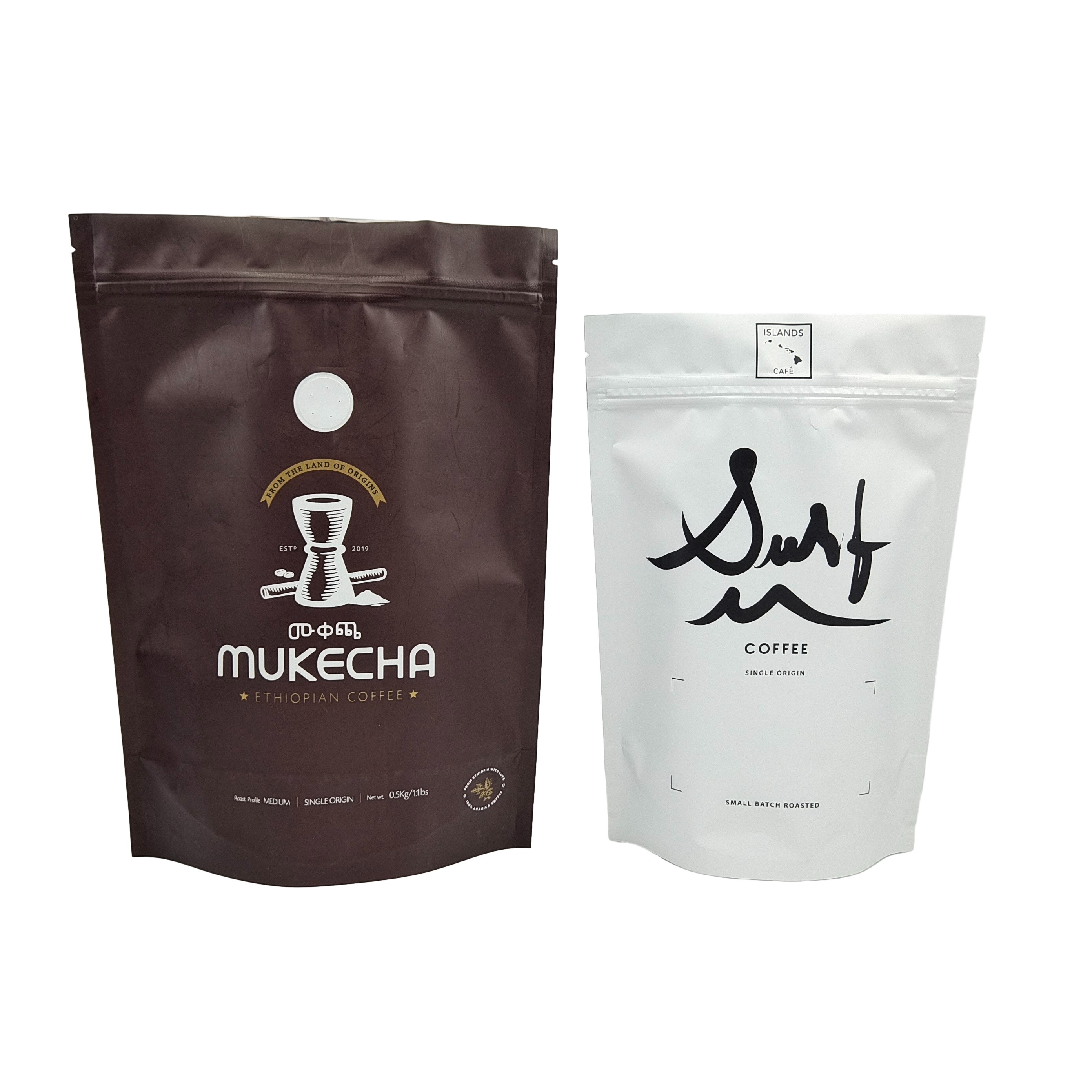 Настраиваемые пищевые цветные пакеты с логотипом печатная упаковка кофе стоящие рюкзаки с резьбой с клапанами