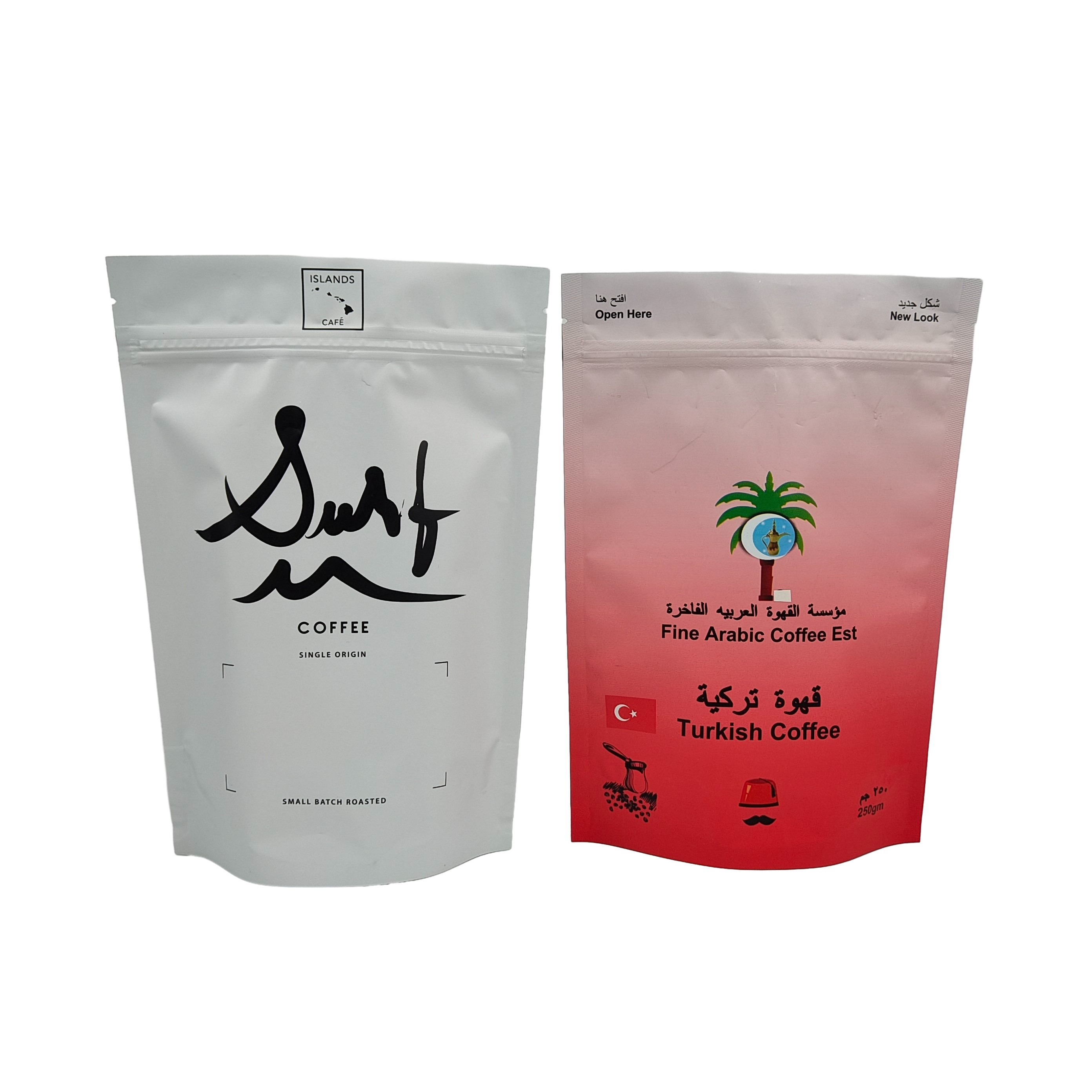 Прозрачное прозрачное окно Продовольственные упаковочные пакеты