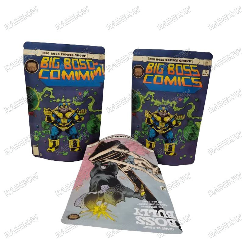 Специальное тепловое уплотнение, подъемный бумажный пакет, закуска печенье, упаковка пищи, рюкзак с резьбой