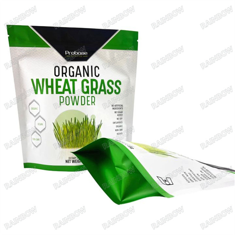 Экологически чистые бумажные пакеты из крафт-бумаги из пластмассового материала с замкнутым рюкзаком с логотипом