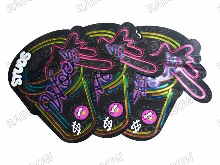 Опаковка с герметичным запахом на основе травяных фимиамов Zip Lock Mylar CBD Oil Weed Hemp Bags Gravure Printing