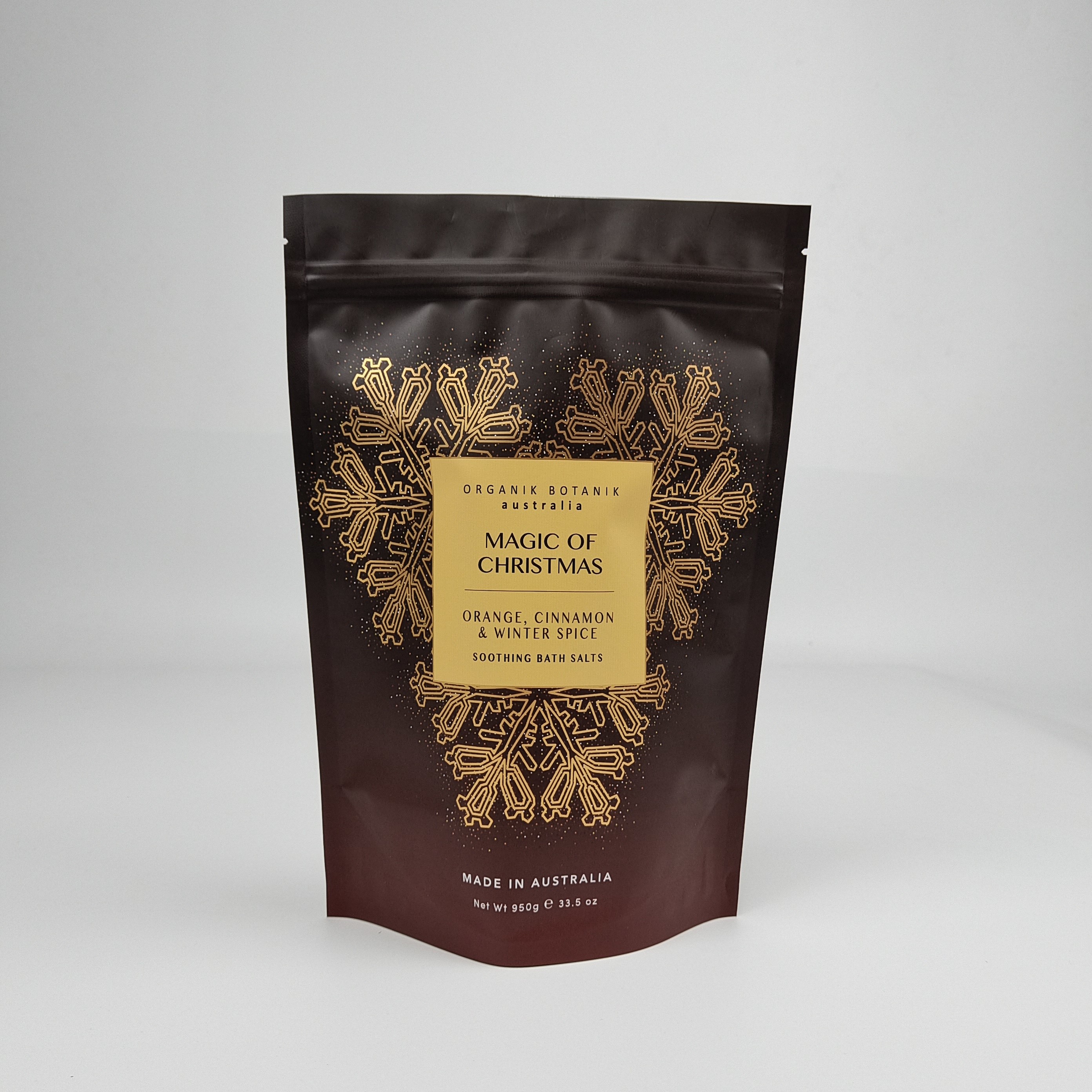 Матовый на заказ печатный ванный соль упаковка Zip Lock Пластиковый мешок для ванны соль для тела Scrub Стоящий мешок с резьбой