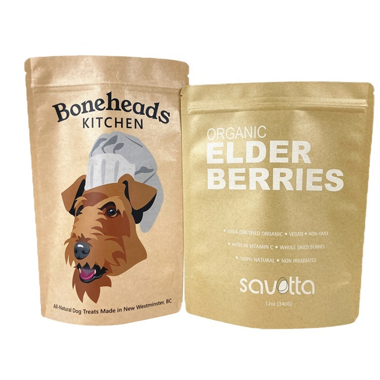 На заказ биоразлагаемые белые бумажные пакеты из крафт-бумаги для манго, орехов в порошке, пищевых продуктов для домашних животных, бумажные пакеты для упаковки без запаха