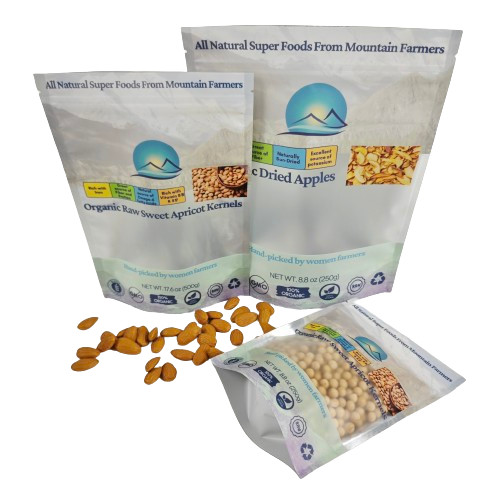 Оптовая продажа на заказ перезамыкаемые полиэтиленовые пакеты чайная упаковка стоять вверх пакетик Zip Lock Bag